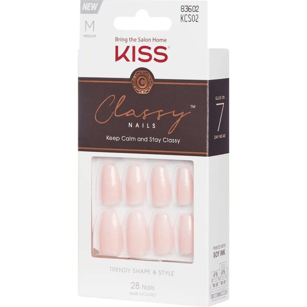 Kiss Classy Wedding Nails Medium Length - Cozy Meets Cute